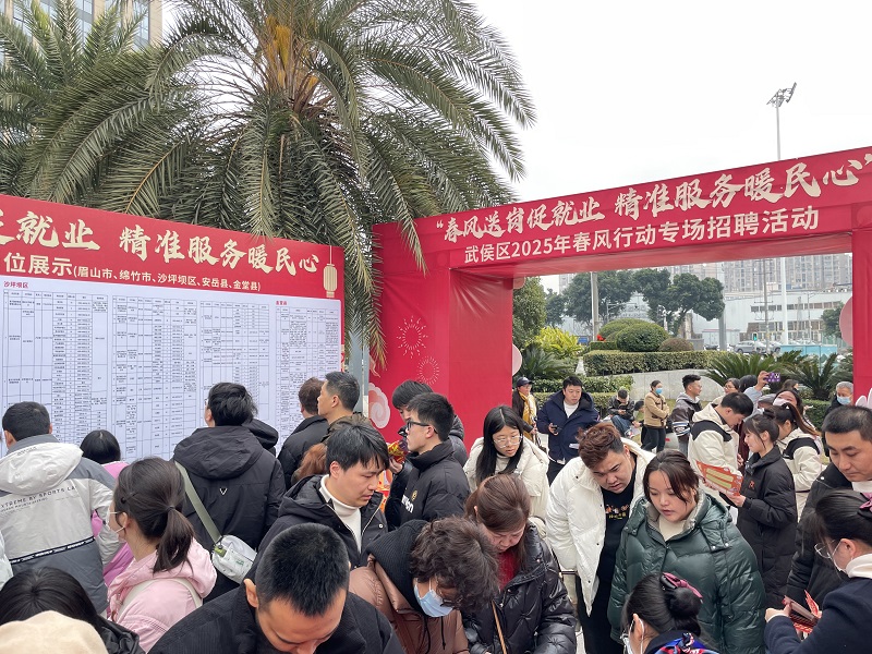 “百米小巷”人潮涌動(dòng)！瑞方人力助力2025年武侯區(qū)春風(fēng)行動(dòng)專場(chǎng)招聘會(huì)“開(kāi)門紅” 第6張